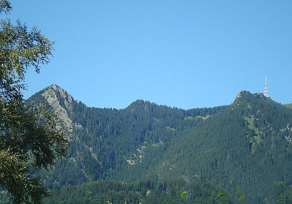Grünten von der Terrasse