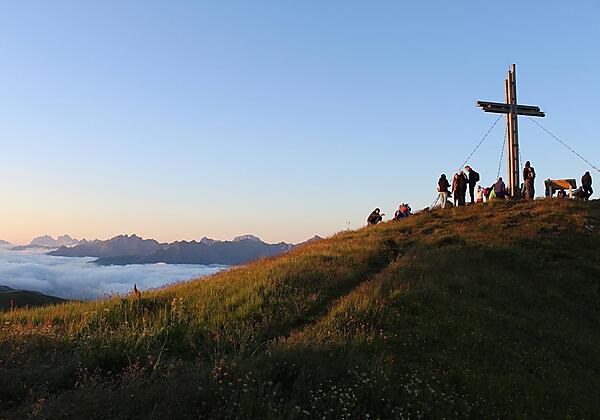Sonnenaufgang am Golzentipp