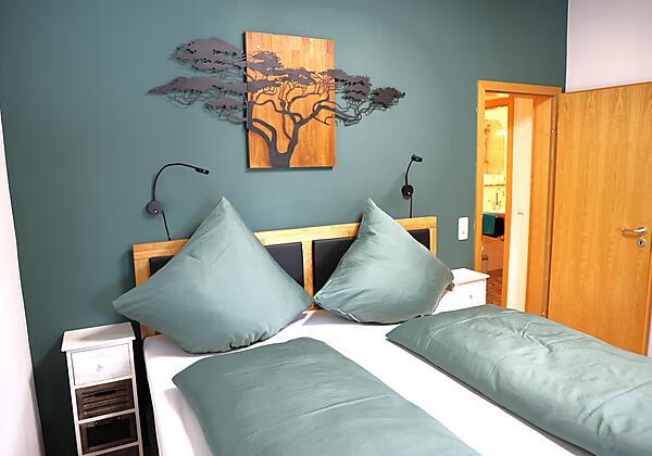 Zweites Zimmer mit Bockspringbetten