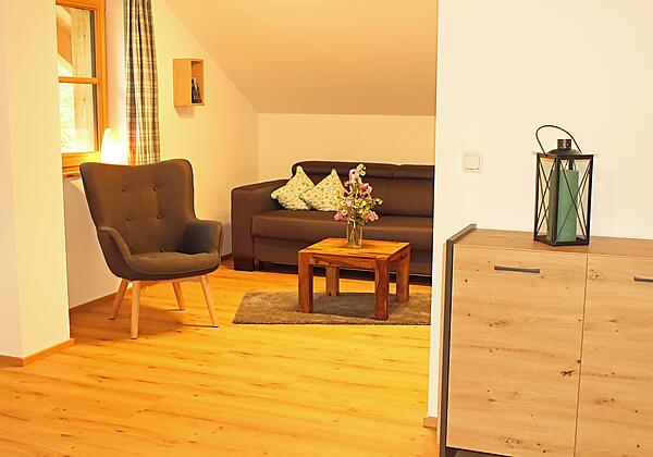 Gemütliche ausziehbare Wohnlandschaft