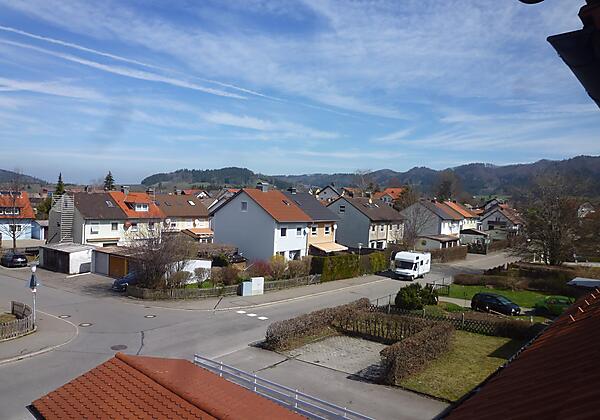 Blick aus dem Fenster