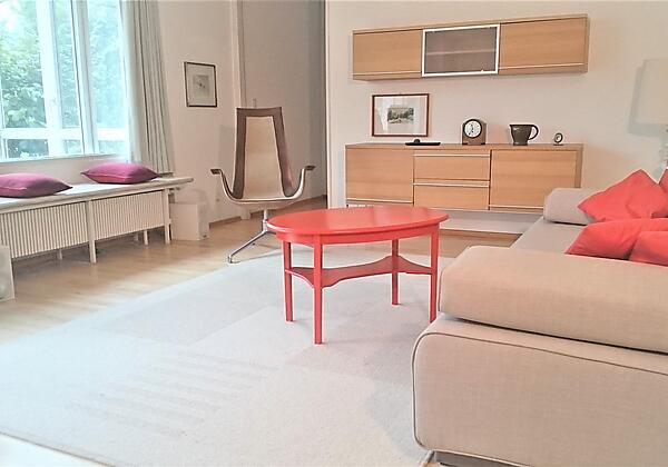 Wohnzimmer mit Schlafcouch