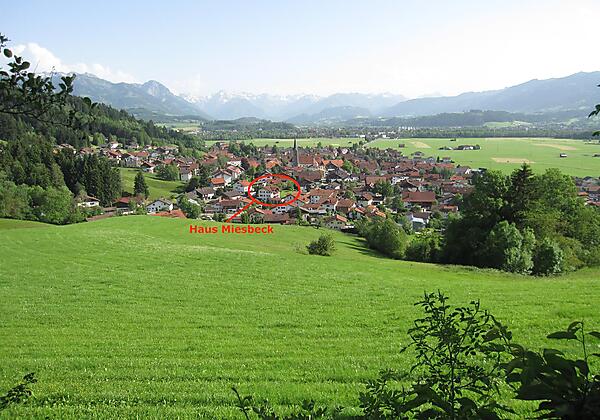 Lage Haus Miesbeck in Burgberg