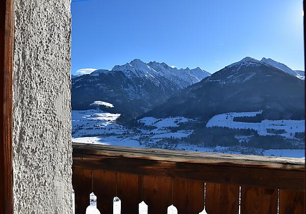 Bergpanorama im Winter