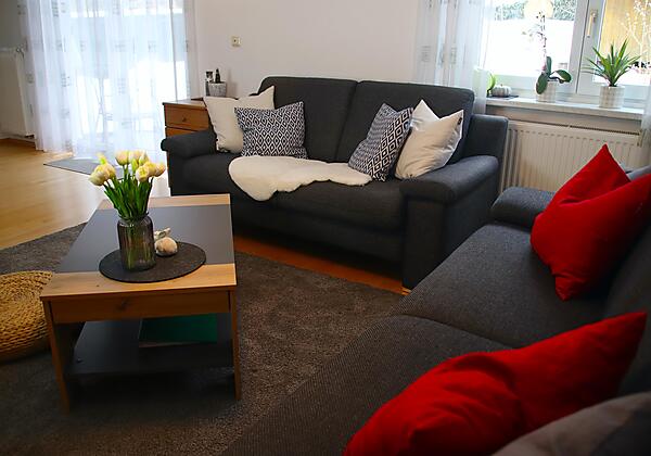 Sofaecke im Wohnzimmer