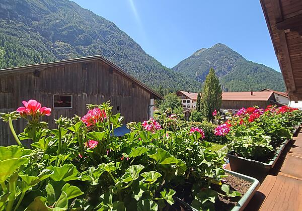 Balkon Aussicht Richtung Sulzltal