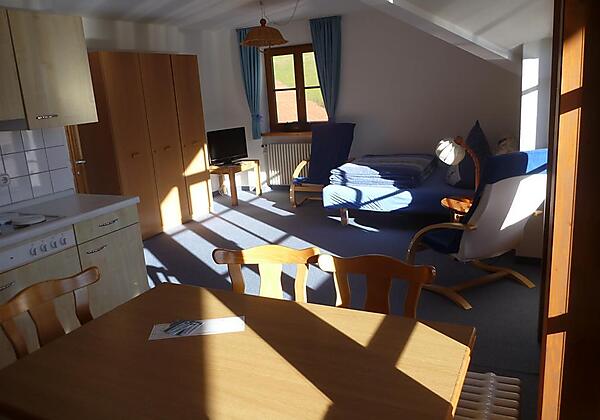 Wohnküche mit Schlaffunktion
