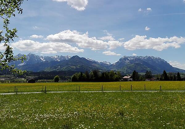Ferienwohnung Waldesruh Ausblick Kaiser