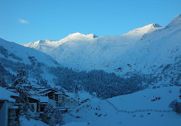 Morgendämmerung vom Balkon