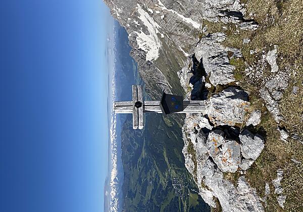 Aussicht vom Marterlkopf in Richtung Hinterthal
