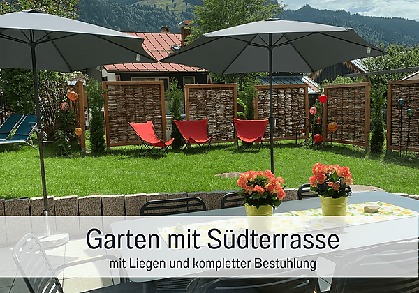 Garten mit Terrasse