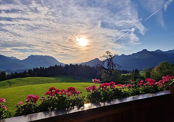 Aussicht vom Balkon - Appartement