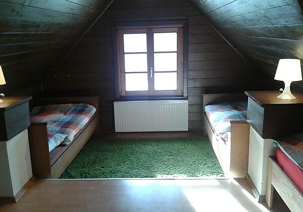 Schlafzimmer mit 4 Betten