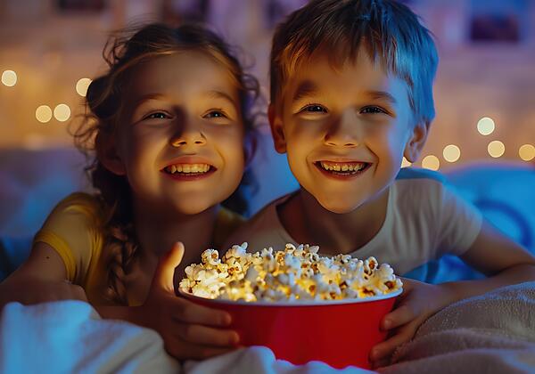 Popcorn und Beamer, ganz großes Kino