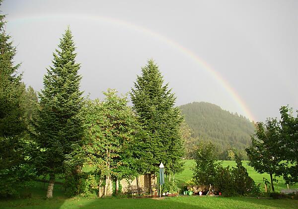 Regenbogen in Balderschwang