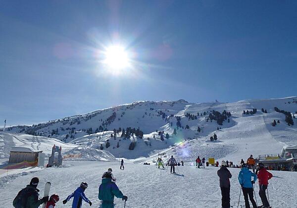 Ski fahren am Arlberg