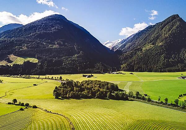 Aussicht vom Zimmer in die Berge