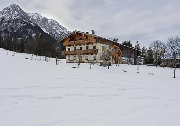 Balkon im Winter