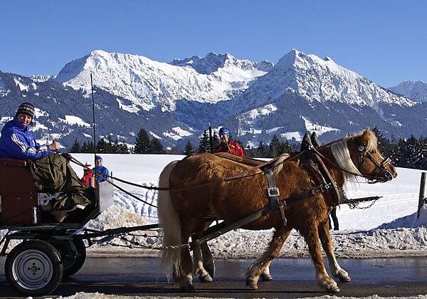 Kutschfahrt durch die Hörnerdörfer