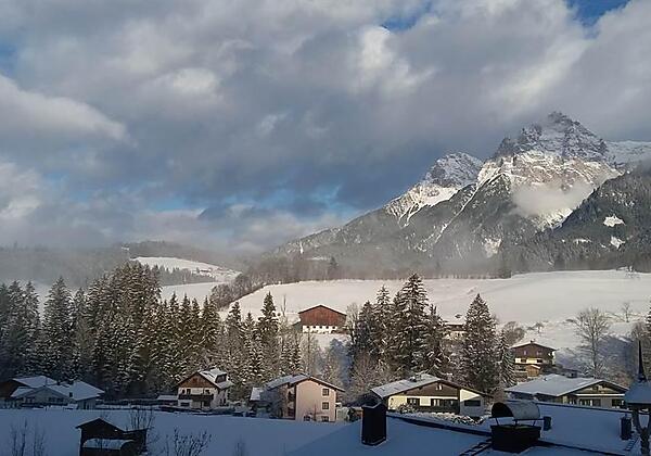 Breithornblick im Winter