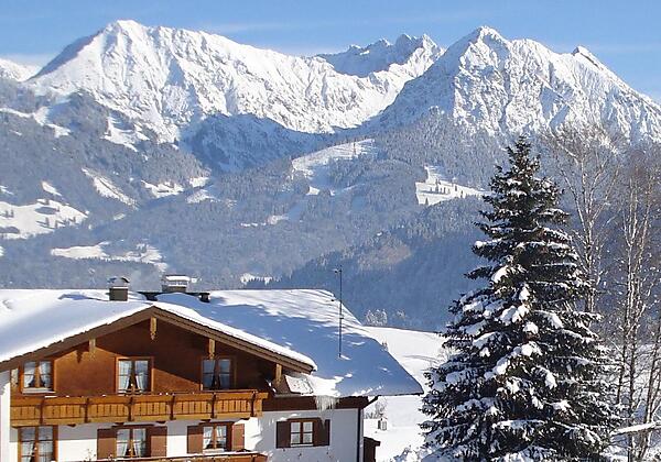 Haus Alpenblick Winter Westseite