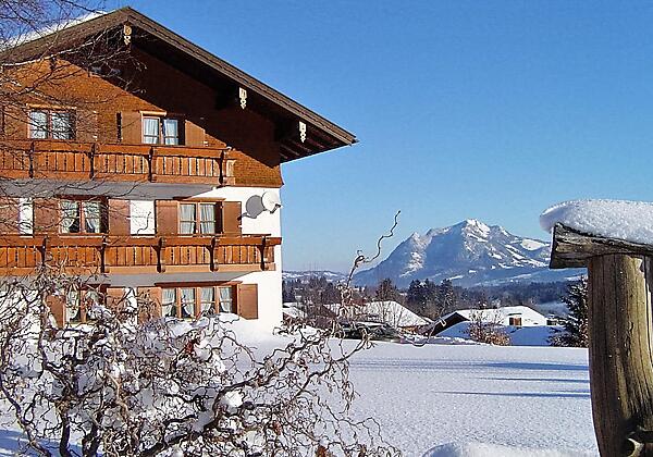 Haus Alpenblick - Südseite im Winter