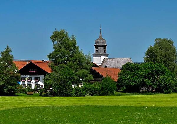 unser Hof aus Richtung Süden