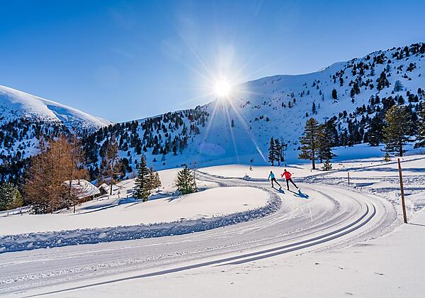 Schneesichere Langlaufloipen auf der Turrach