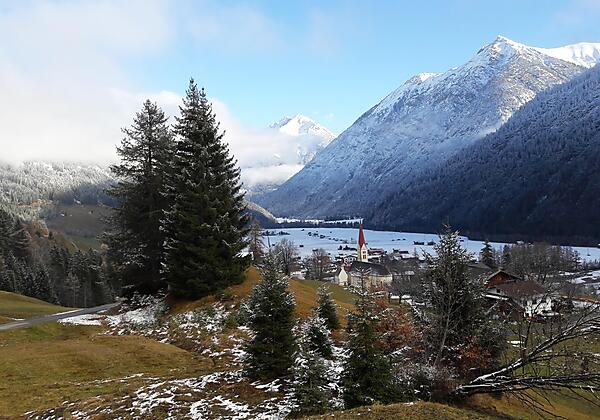 der goldene Herbst im Lechtal