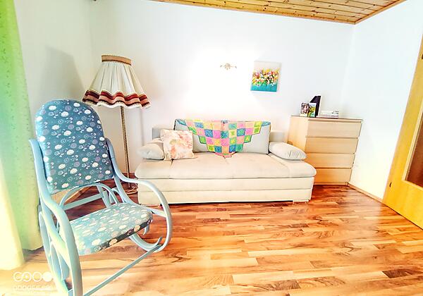 Sitzbereich in der Ferienwohnung Noah