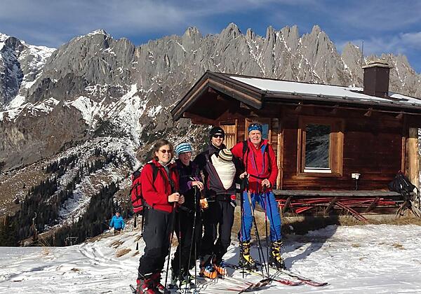 Familien-Schitour zum HJochkeil