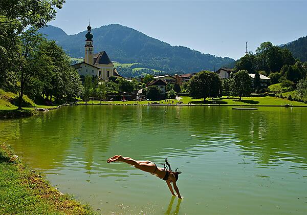 Reither See schwimmen