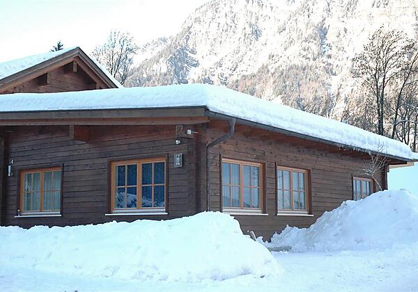 Ferienhaus im Winter