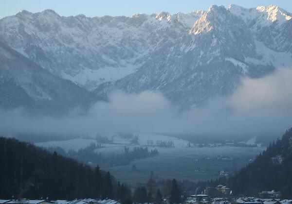 Haus Salvenmoser Blick im Frühling