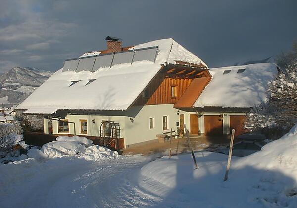 Haus Schober im Winter