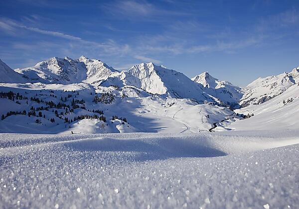 Wintertraum in den Bergen