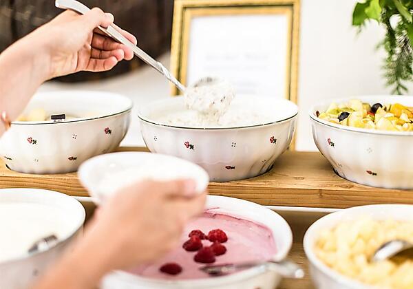 Aufstehen und genießen