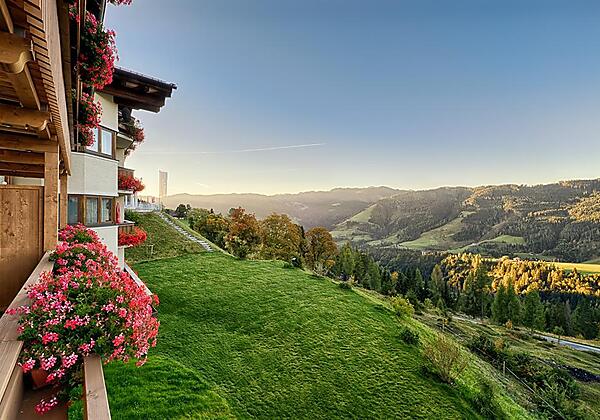 Aussicht vom Balkon "Sweet Nathalie und Stefanie"