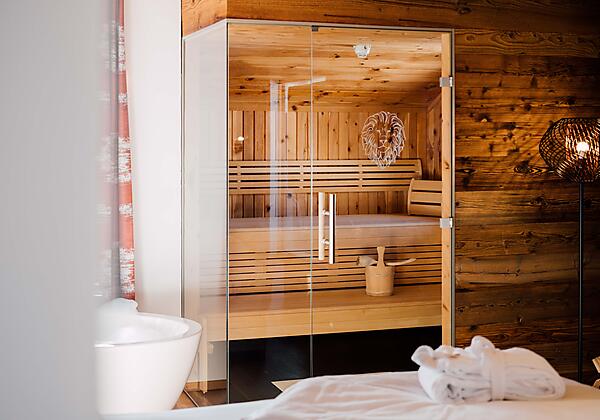 Sauna in Lebe Frei Suite Superior