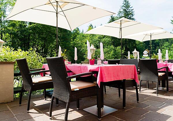 Gemütlicher Gastgarten