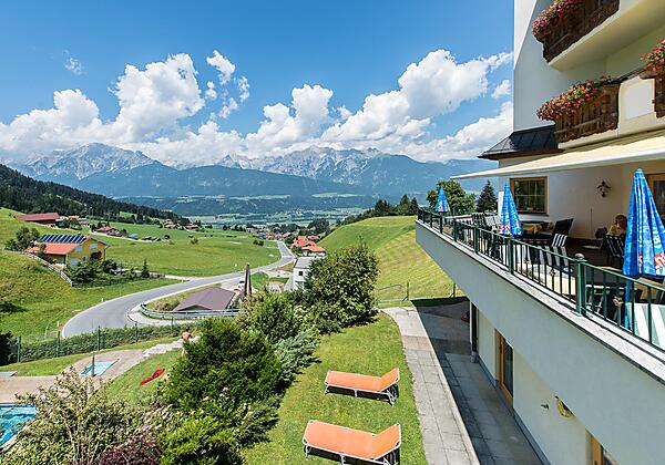 Sommer Aussicht Terrasse