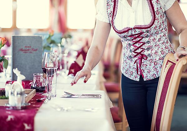 Das Restaurant im Hotel Riedl