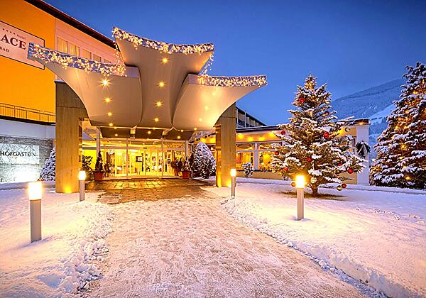 Johannesbad Hotel Palace_Winter Außenansicht