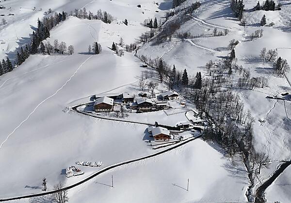 Winter Luftaufnahme