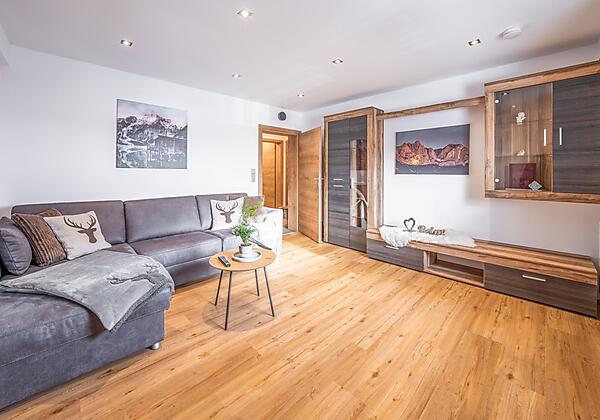 Wohnzimmer mit Bettcouch