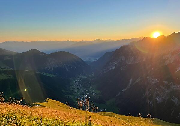 Sonnenaufgang über Brand