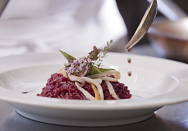 Risotto mit Roter Beete