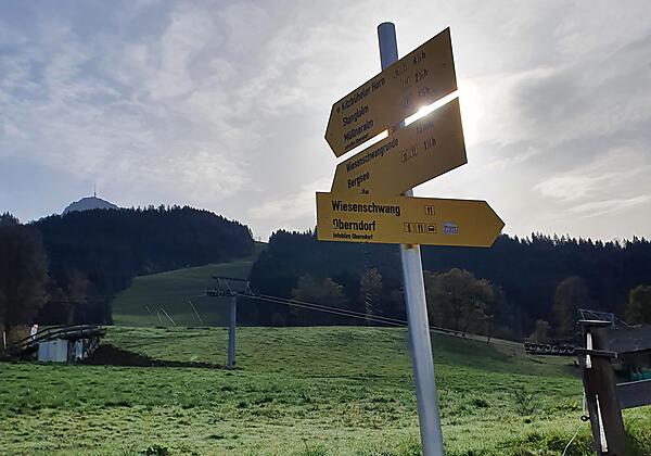 Wanderwege direkt vor der Tür