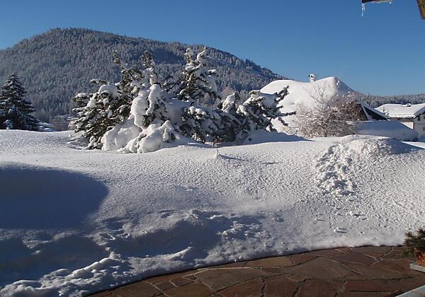 Landhaus Ines Seefeld Terrasse Winter