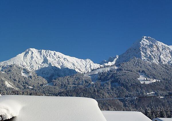 Winteruassicht in die Alpen